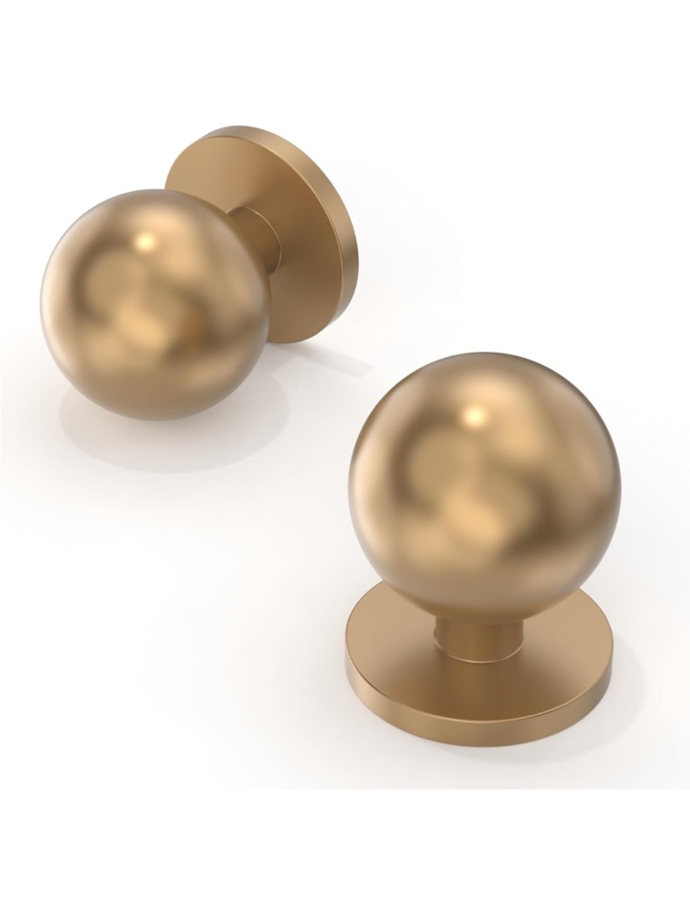 Amazon Gold Decorative Round Cabinet Knobs - Set of 2